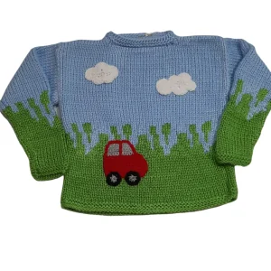 Gilet garçon avec appliqué camion